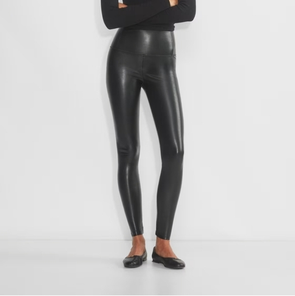 Aritzia Wilfred Japanese Un-real leather Daria pants SZ S NWOT - Picture 2 of 11